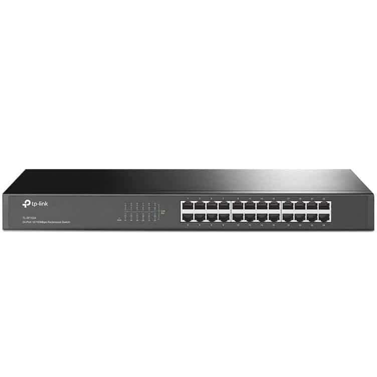 سوییچ 24 پورت مگابیتی و رکمونتی تی پی لینک مدل TPLINK TL-SF1024