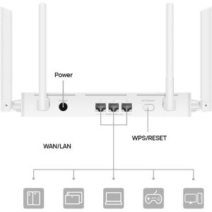 روتر بی‌سیم هوآوی AX2 ظرفیت HUAWEI ۱۵۰۰Mbps